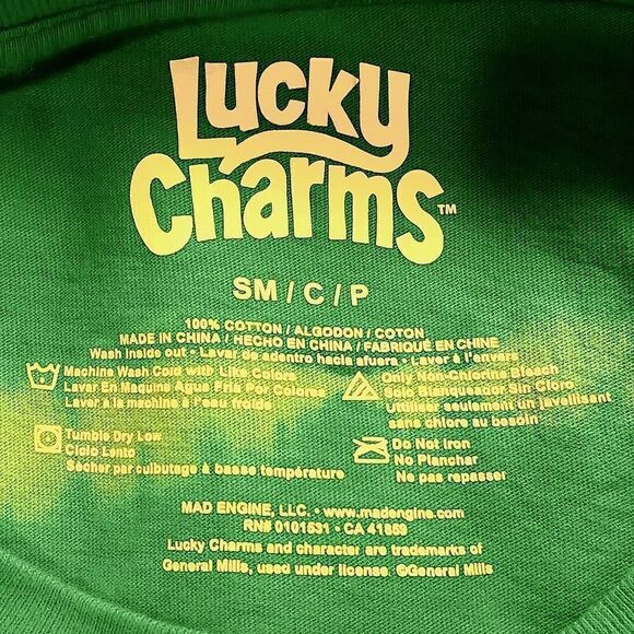 Lucky Charms. Graphic T-shirt. Size small. Good condition. - Picture 5 of 5